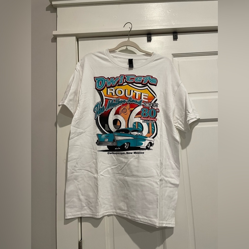 Owl Cafe Route 66 Anniversary T Shirt - Picture 1 of 3